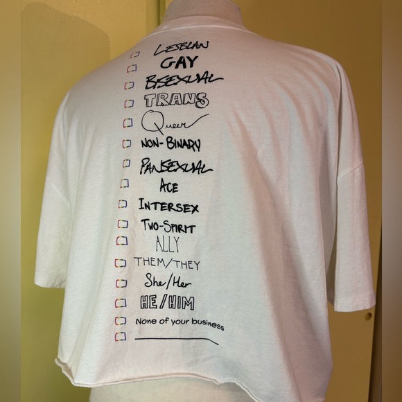 Hollister Pride White Cotton Tee - Picture 2 of 7